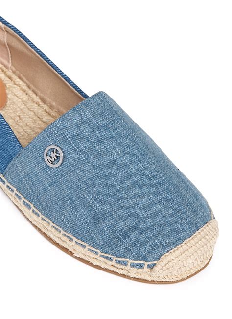 michael kors denim espadrilles|michael kors kendrick slip on.